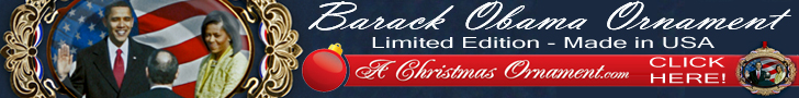 Barack Obama Inauguration Ornament