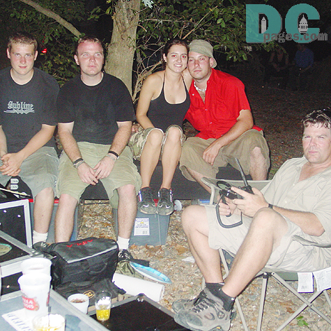 The sound crew can kick back after making this DC HOTTEST party. 