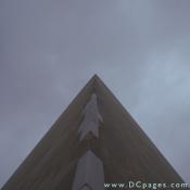 Looking up the corner of the oblisk gives one a sense of grandeur.