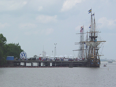 There is over 25 different sponsors that covered the festival, you can see one of them in this image to the left.