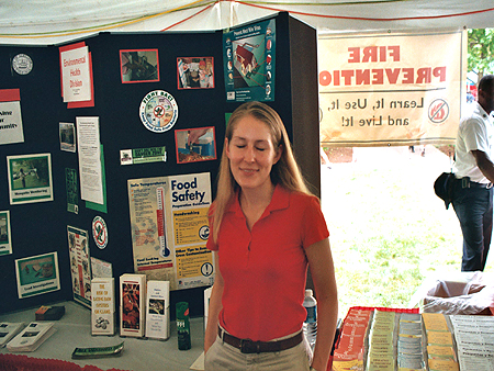 Proceeds from the Waterfront Festival are going toward community disaster preparedness and safety education programs of the Alexandria Chapter of the American Red Cross. 