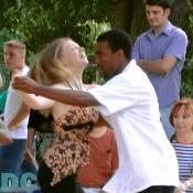 This woman enjoys latin dance.