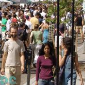 A diverse crowd attended the festival