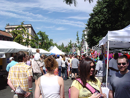 The Adam's Morgan Day Festival is located on 18th Street, NW, between Florida Ave. and Columbia Rd. For information call  (202) 232-1978.