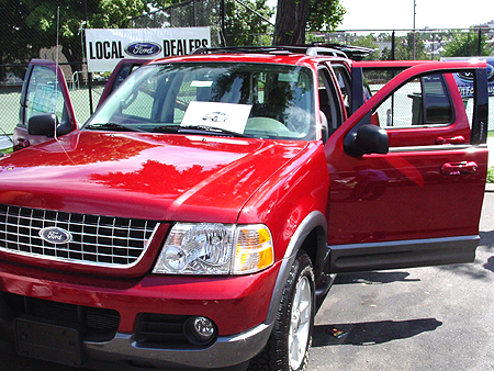The SUV's were the festival favorite.  People were allowed to sit in the front and back of the vehicles