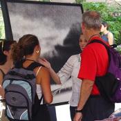 Festival participant's had the rare chance to talk to the artists.
