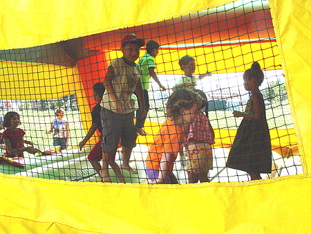 They just keep on bouncing and bouncing.