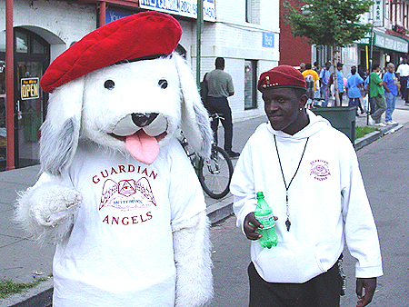 The streets are safe as long as these Guardian Angels are on patrol.