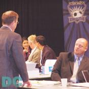 The San Jose Earthquakes staff engaging in a little pre-selection discussion...