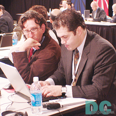 The New England Revolution staff working quickly to beat the clock...