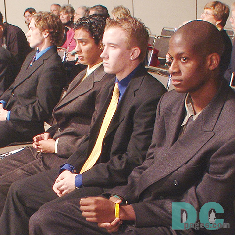 The importance of today's events were felt no more than by the draftees in attendence.