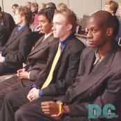 The importance of today's events were felt no more than by the draftees in attendence.
