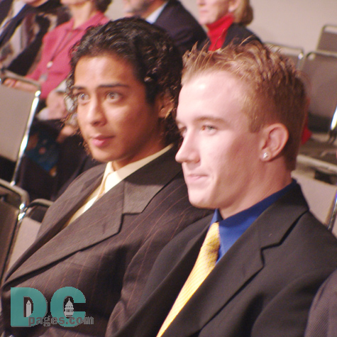 Draft prospects Christian Jimenez and Jamie Watson sit tight as the next pick is about to be announced.