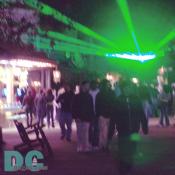 Eerie green lights seemed to turn to everyone into zombies.