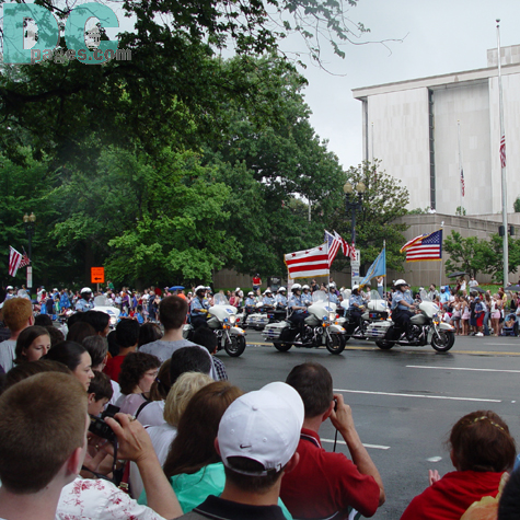 The Metro Police Department had their own parade.