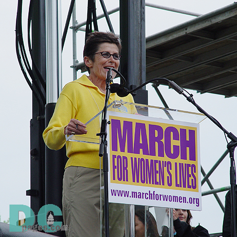 Leaders from many National Organizations spoke to the crowd that stretched from the Washington Monument to the Capitol at the March for Women's Lives.