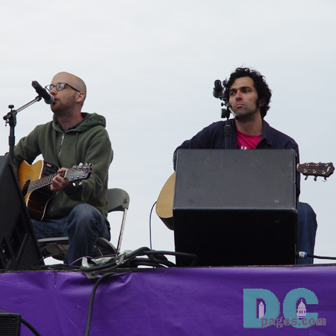 Musical entertainment at the March for Womens Lives, Washington, DC.