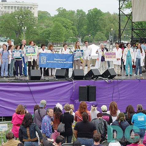 Physicians for Reproductive Choice and Health, led by Dr. Susan Wicklund, who said she was inspired by NOW's 1989 march to provide abortions in three rural states where access is almost non-existent. 
