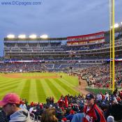 Great view from section 104. Every seat in this stadium has a great view of the field..