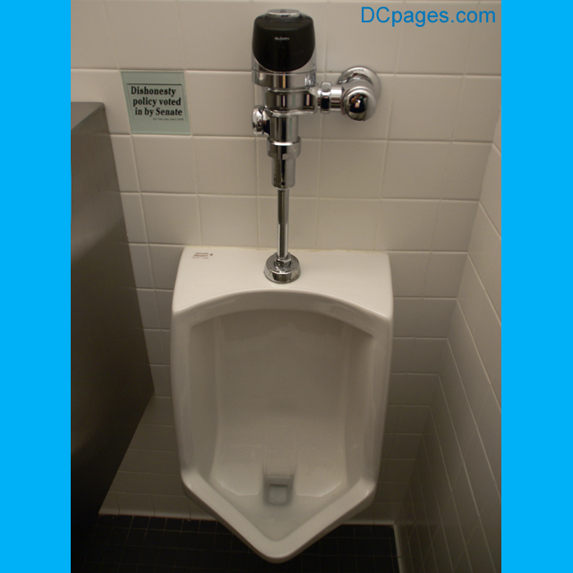 Newseum Bathroom Art