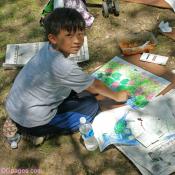 This boy was a previous Children's Drawing Contest Winner