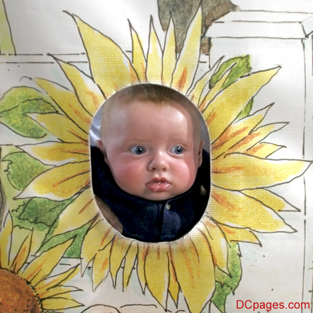Baby Luke in Full Bloom