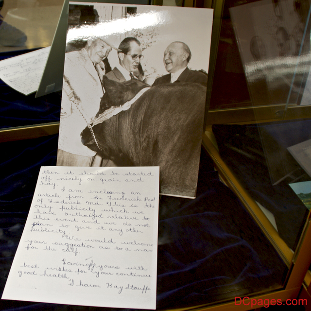 Maryland Livestock Historical Photo and Letter