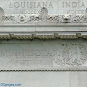 South View  - Lincoln Memorial Attic Wall - Frieze