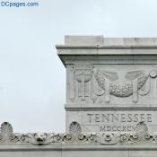 South Exterior View  - Lincoln Memorial Attic Wall - Frieze