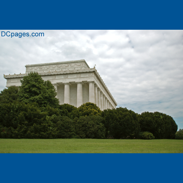 South East Exterior View  - Lincoln Memorial - Congress Authorized the Memorial on February 9, 1911