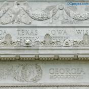 East  Exterior View - Lincoln Memorial - Classic Greek Architechture