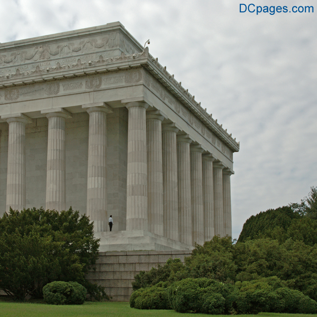 North East Exterior View - Lincoln Memorial
