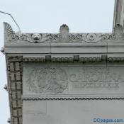North Exterior View - Lincoln Memorial - Attic Entablature