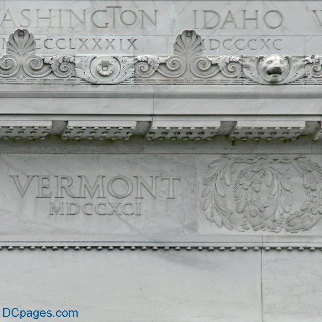 North Exterior View - Lincoln Memorial Cornice Restoration