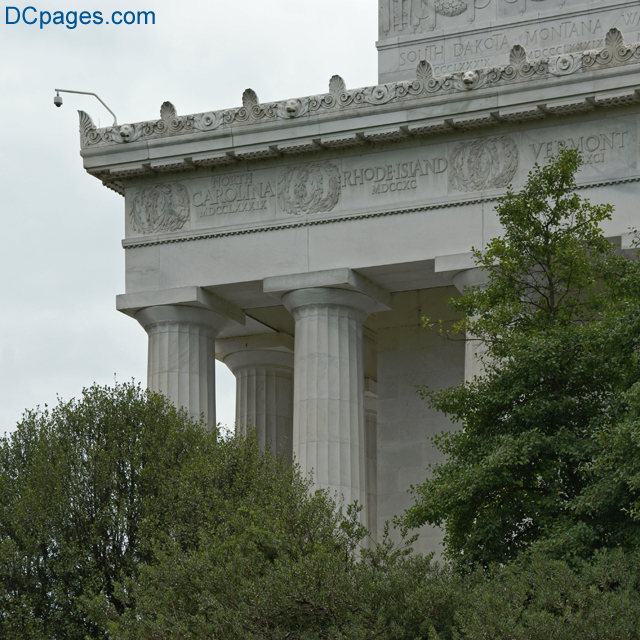 North East Exterior View - Lincoln Memorial