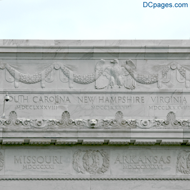 The Lincoln Memorial - States of the Union
