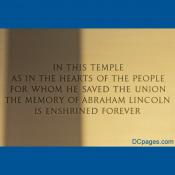 Lincoln Memorial - Freedom For All