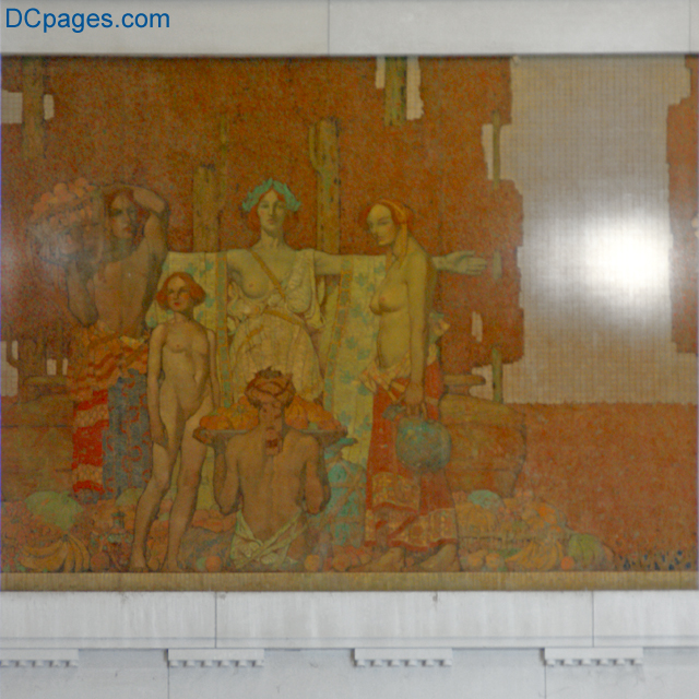 Lincoln Memorial - South Mural Emancipation - Faith, Hope and Charity