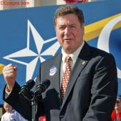 Former US Republican senator from Virginia George Allen