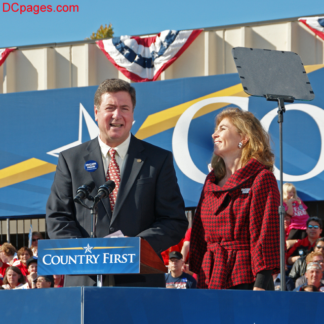 Former US Republican senator from Virginia George Allen