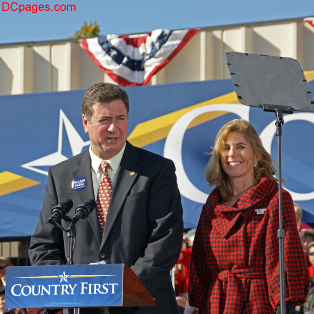 Former US Republican senator from Virginia George Allen