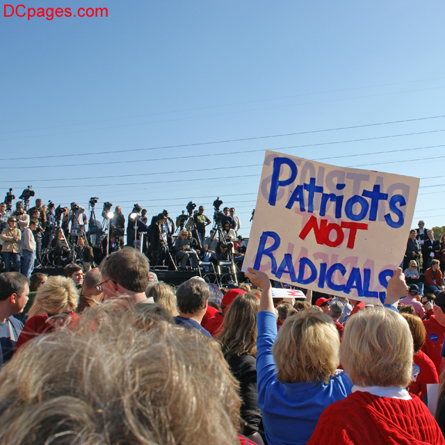 Republicans shout at news media.