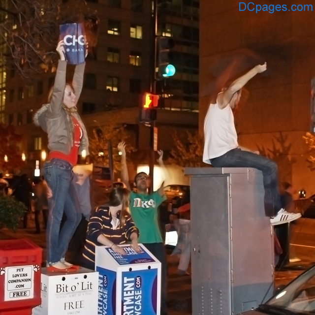 Democrats Win the Election! Obama Victory Celebration!