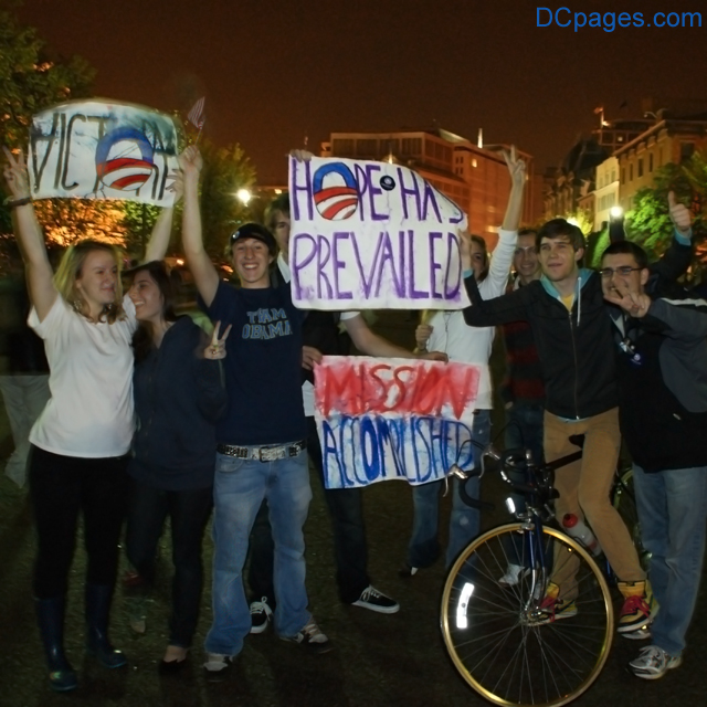Democrats Win the Election! Obama Victory Celebration!