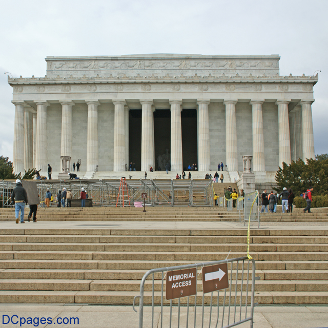 56th Presidential Inauguration Construction 