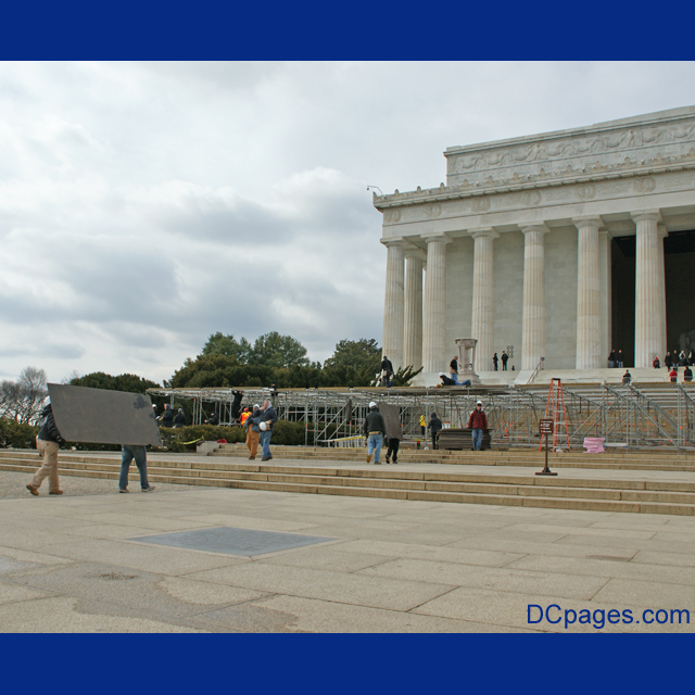 56th Presidential Inauguration Construction 