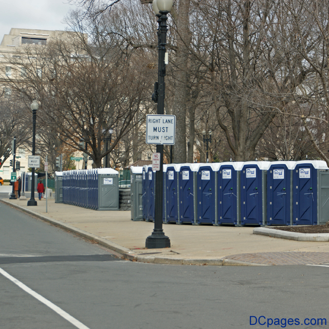 56th Presidential Inauguration Construction 