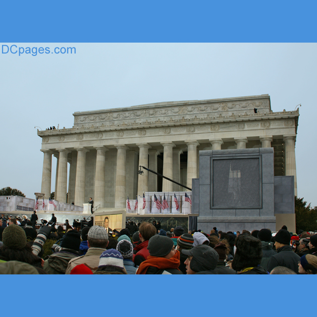 Tom Hanks Speaks at the Lincoln Memorial