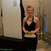 Green Inaugural Ball Attendee