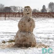 Frosty introduced Denali to a snowgirl from Mount Kilimanjaro. "Hi Denali. My name is Wangari Kenyatta. Isn't this just a wonderful day," the happy snowgirl exclaimed. Denali agreed.